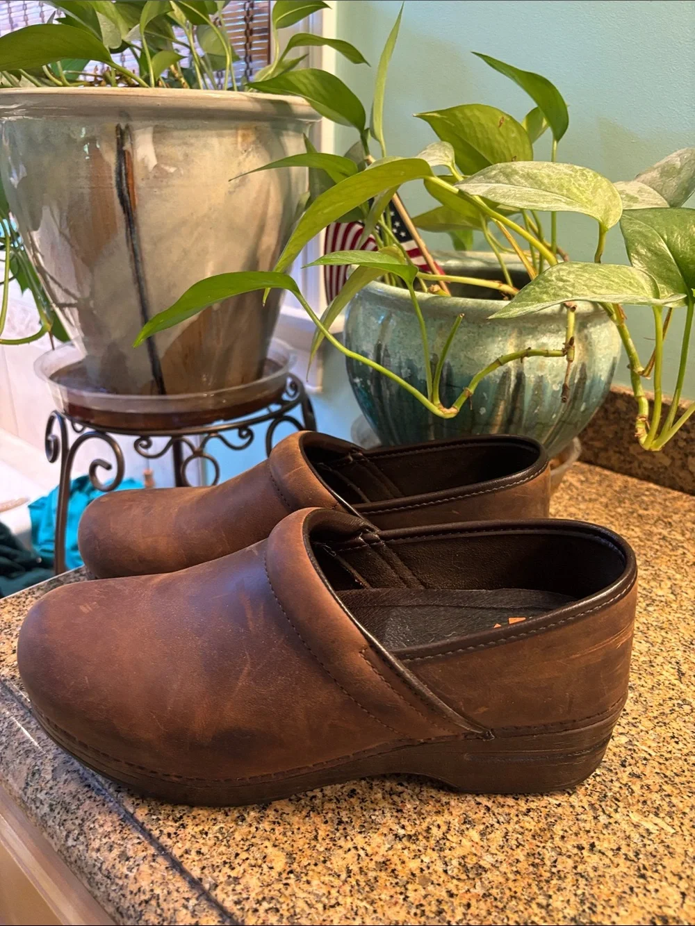 Dansko Professional Brown Slip-On Clog